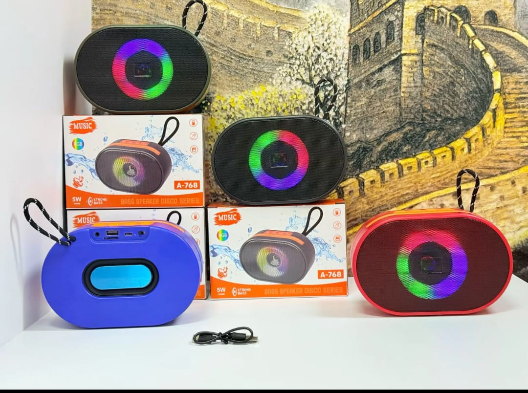 Portable Bluetooth Speaker Wireless Stereo Pairing Compact Wireless Speaker for Home, Outdoor, Party & Beach (Random Color) - Image 3