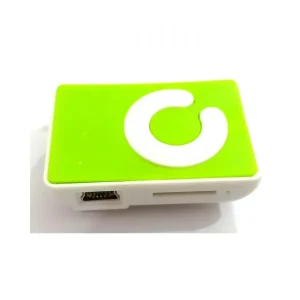 Shuffle Mini MP3 Player Portable Music Player with SD Card Support, Handsfree Earphones & USB Charging Cable