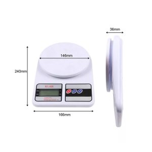 Kitchen Scale SF-400 Digital Electronic Weight Machine with Cell Food & Grocery Measuring Scale upto 10 KG