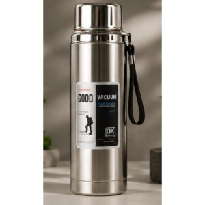 Premium 800ml/1000ml Stainless Steel Water Bottle  Leakproof Insulated Water Flask (Random Color)