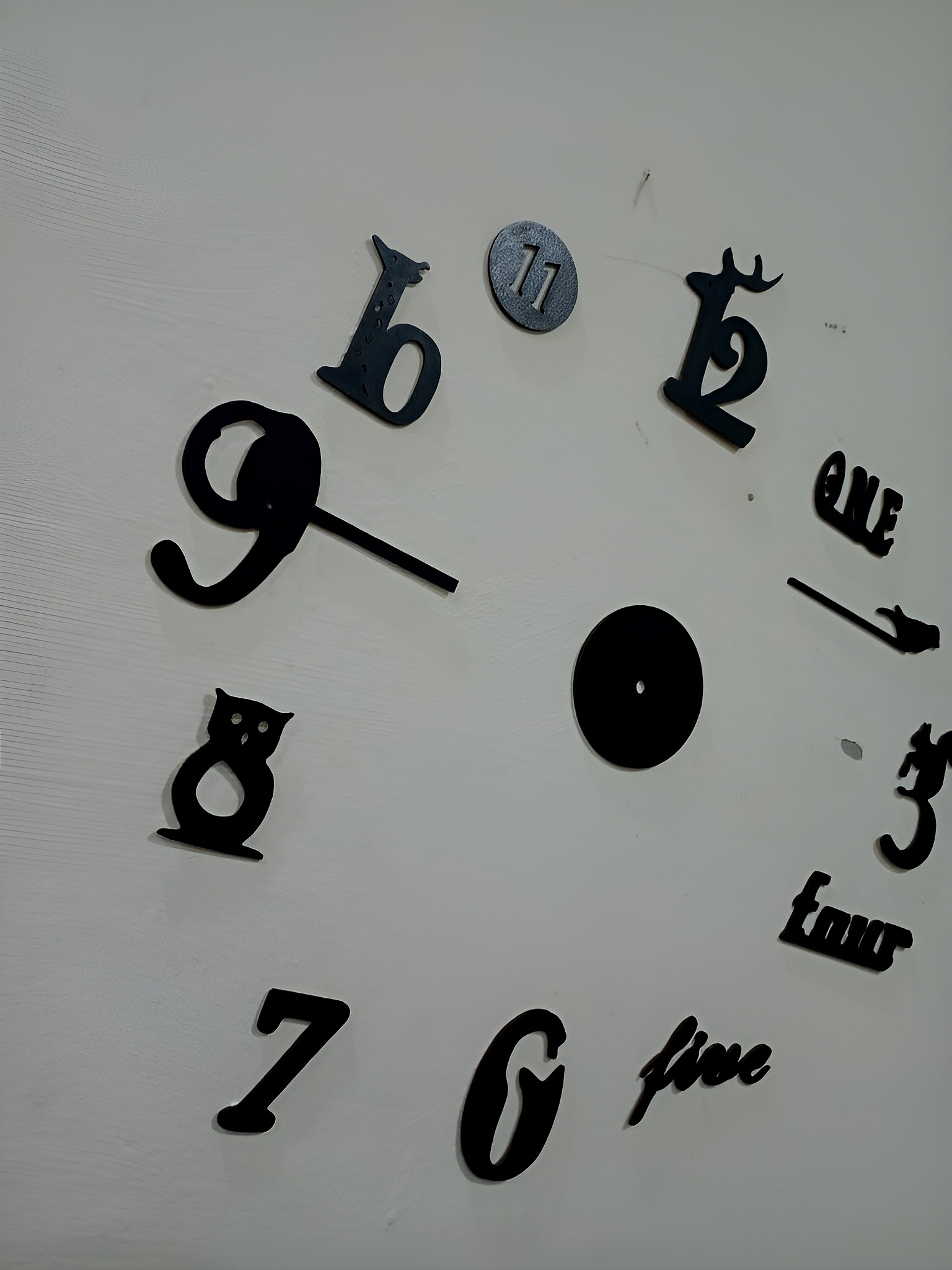 Decorative 3D Clock / DIY Clock Creative 3D Wooden wall clock for Home Decor