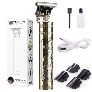 Metal Body Vintage T9 Trimmer & Hair Clipper for Men | Precision Beard & Hair Grooming Tool