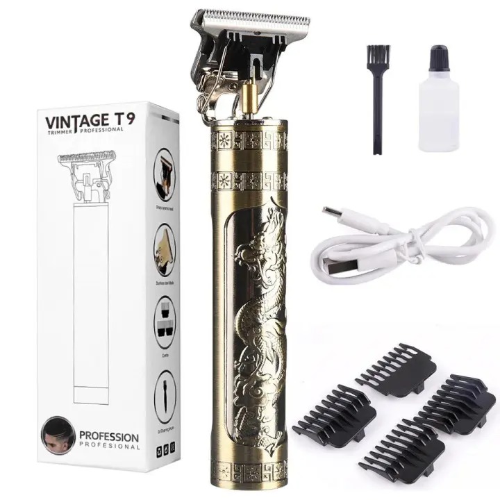 Metal Body Vintage T9 Trimmer & Hair Clipper for Men | Precision Beard & Hair Grooming Tool