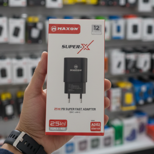 Maxon AD02 25W Adapter Power 25WPD Fast Charger Compatible For IOS Android Mobile Phones Electric Leakage Protection Temperature Protection (Without Cable)