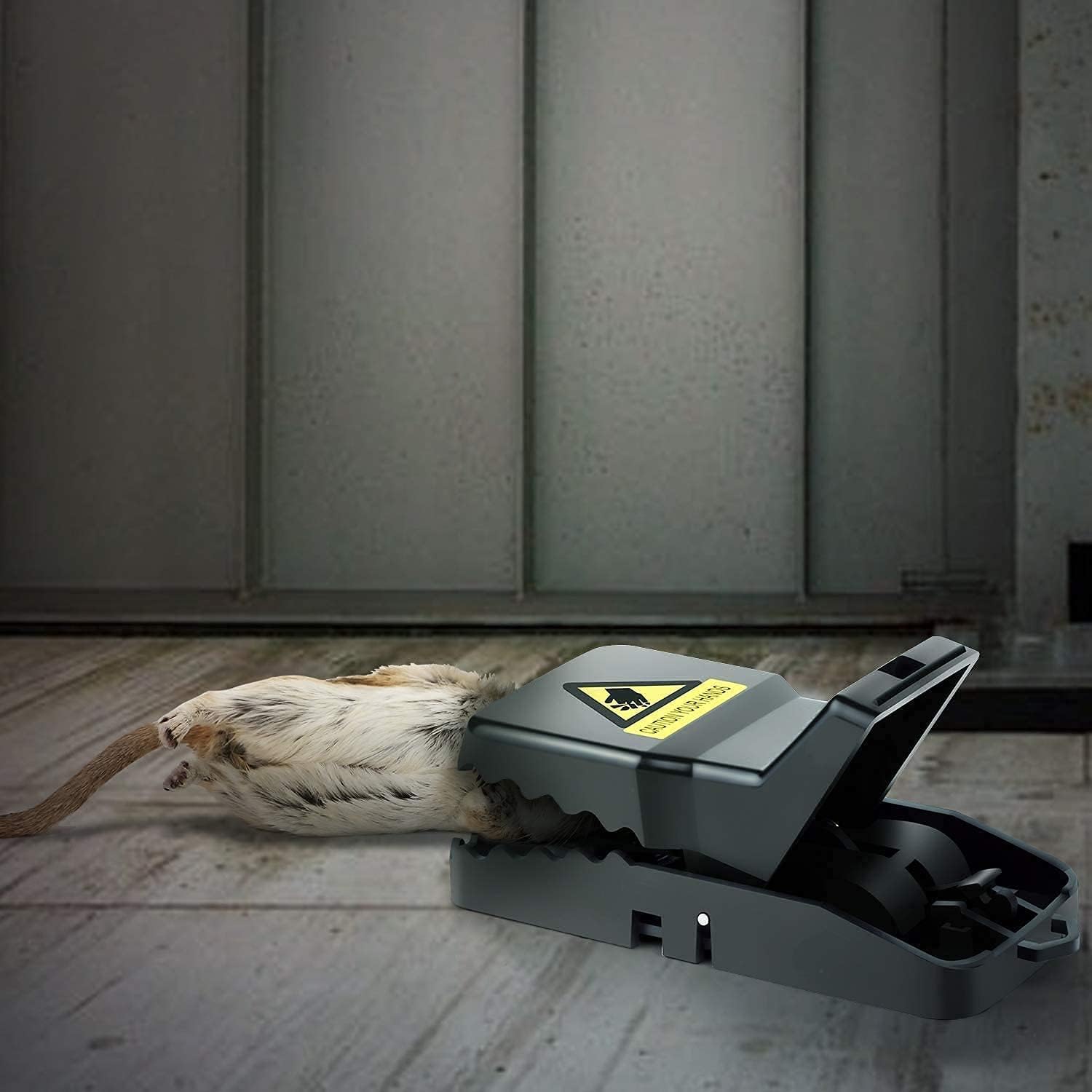 Heavy Duty Reusable Plastic Mouse Trap Durable & Safe Mouse Catcher for Effective Rodent Control