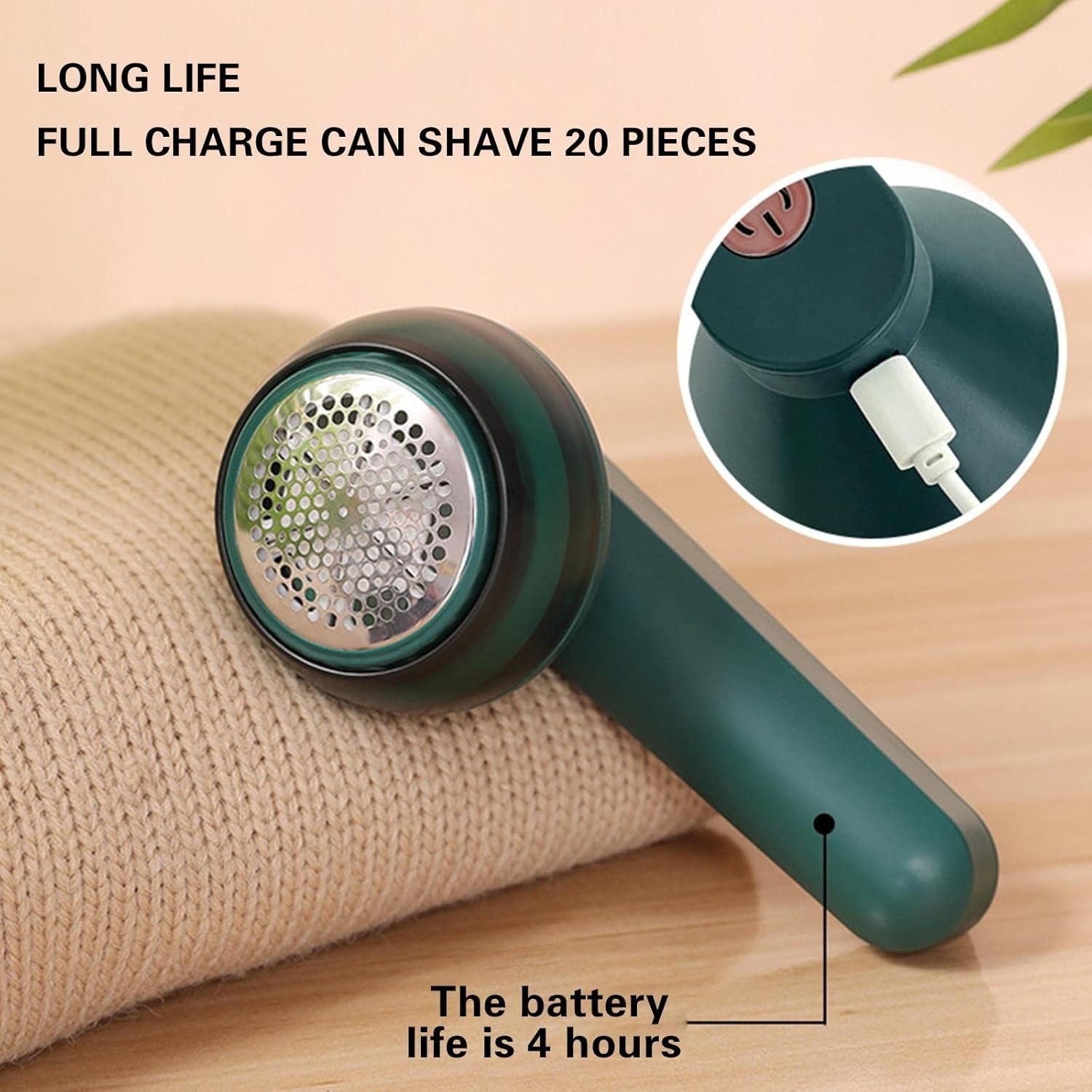 Lint Remover Chargeable Portable Design Gentle On Fabrics Removes Lint And Fuzz Easy To Use Durable Performance Suitable For Daily Clothing Care - Image 3