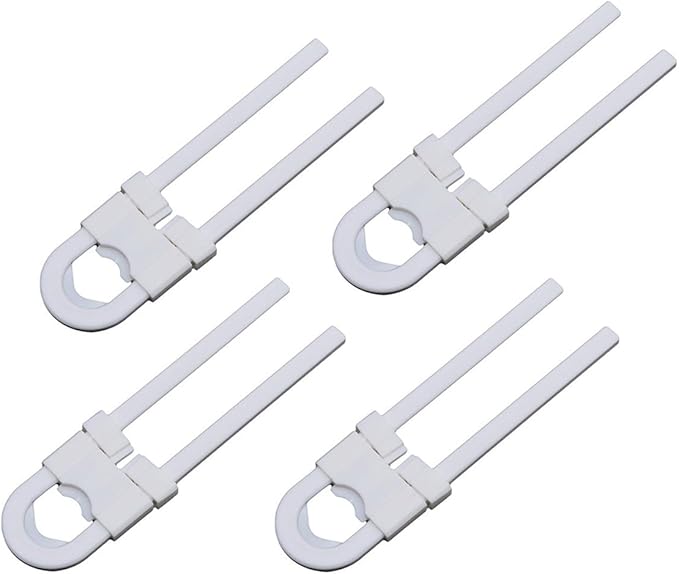 Child Safety Lock Pack of 2 Multi-Purpose Cabinet, Drawer & Refrigerator Lock | Baby-Proofing Strap - Image 3