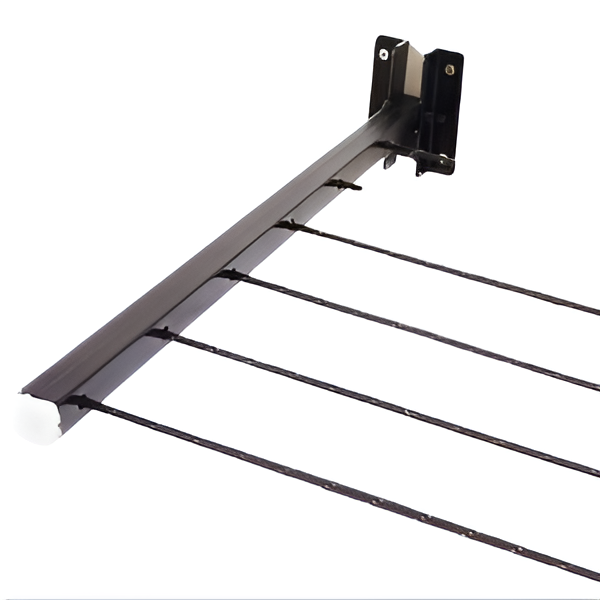 Cloth Drying Stand (24 Inches) with Free Rope Foldable Wall Mounted Heavy Duty Cloth Dryer for Laundry Space Saver, Modern Hanger Stand - Image 3