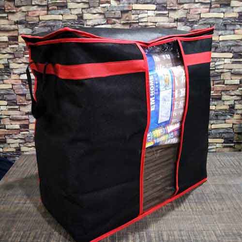 Black Storage Organizer Bag / Durable material for long-lasting use. - Image 2