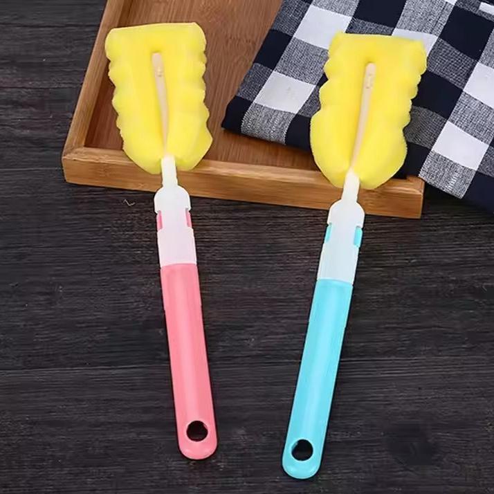 (pack of 3 )Baby Bottle and Teath Brush Set with Changeable Endings Bottle, Sponge, Straw, and Pacifier (random color - Image 3