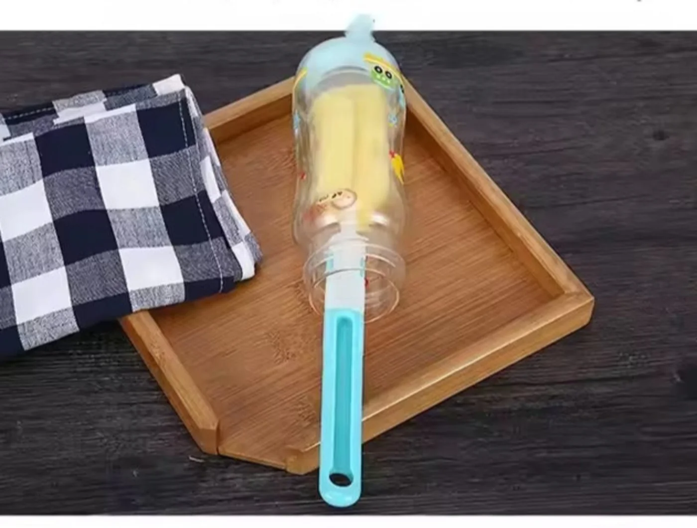 (pack of 3 )Baby Bottle and Teath Brush Set with Changeable Endings Bottle, Sponge, Straw, and Pacifier (random color - Image 4