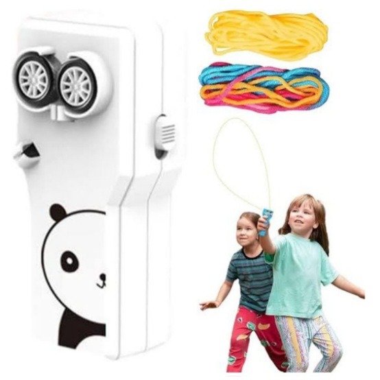 ZipString Portable Rope Launcher Handheld Kinetic String Thruster & Creative Floating Loop Toy for Kids and Adults ( random colour ) - Image 3