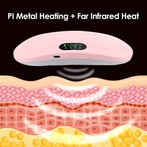 Portable Menstrual Heating Pad Smart Warm Palace Belt  Cordless Cramp Relief Massager Vibration Waist Trimmer