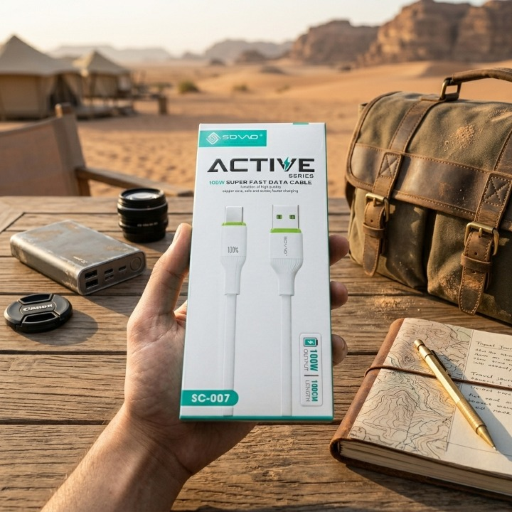 SOVO Type-C Fast Charging Data Cable Quick Charge USB Cable for Android Devices High-Speed Charging and Data Transfer Durable Build 1 Meter Length Universal Compatibility with Smartphones - Image 3