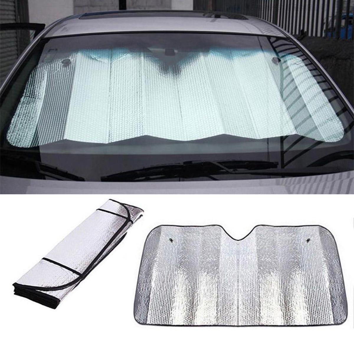 Universal Car Windscreen Sunshade 130 by 60 CM,For Hatchback ,Small Cars ,,Anti heat material -Universal Car Sun shade 130 by 60 CM - Image 4
