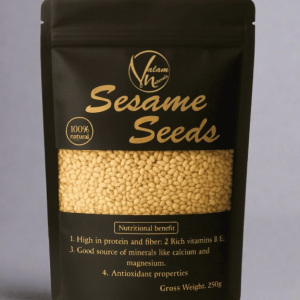 Pure Sesame Seeds  Nutrient-Rich Superfood for Cooking, Baking & Wellness (250g)