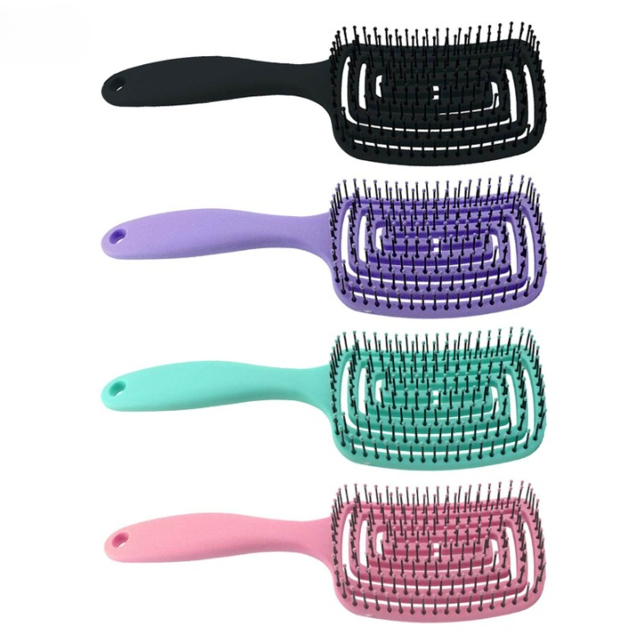 2-in-1 Scalp Massager Comb Relaxing Hair Brush for Deep Scalp Stimulation & Improved Hair Growth (Random Color) - Image 3