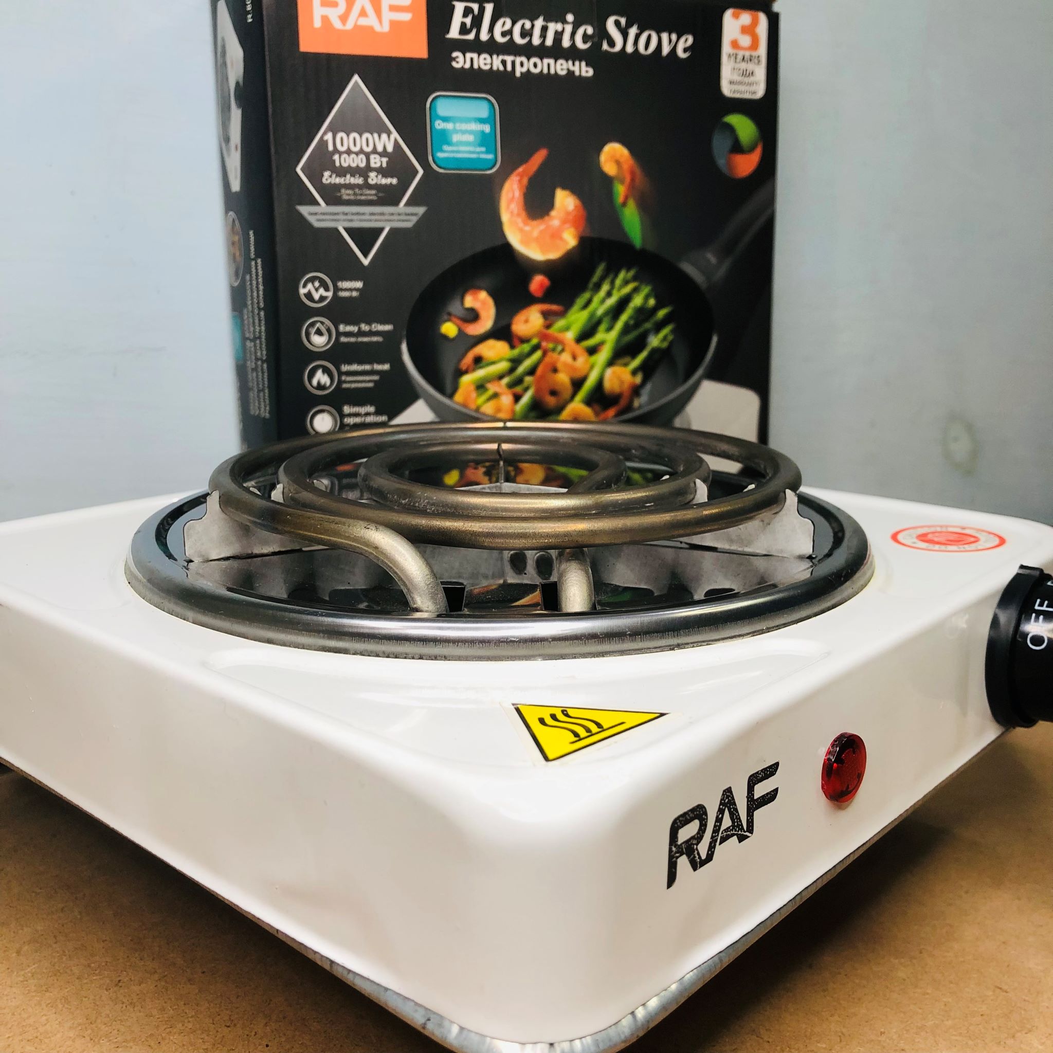 Electric Stove for cooking, Hot Plate heat up in just 2 mins, Easy to clean, (random color ) - Image 4