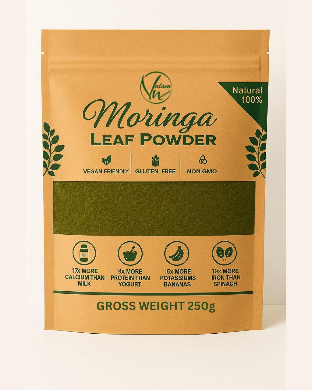 Organic Moringa Leaf Powder | Refined Herbal Supplement