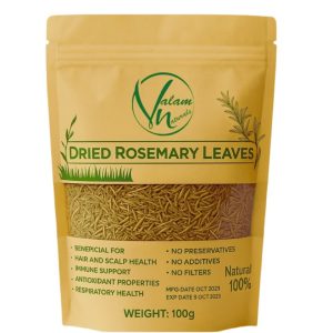 Valam Naturals Dried Rosemary Leaves 100g 100% Natural, Preservative-Free Herb for Cooking, Hair & Scalp Care, and Immune Support