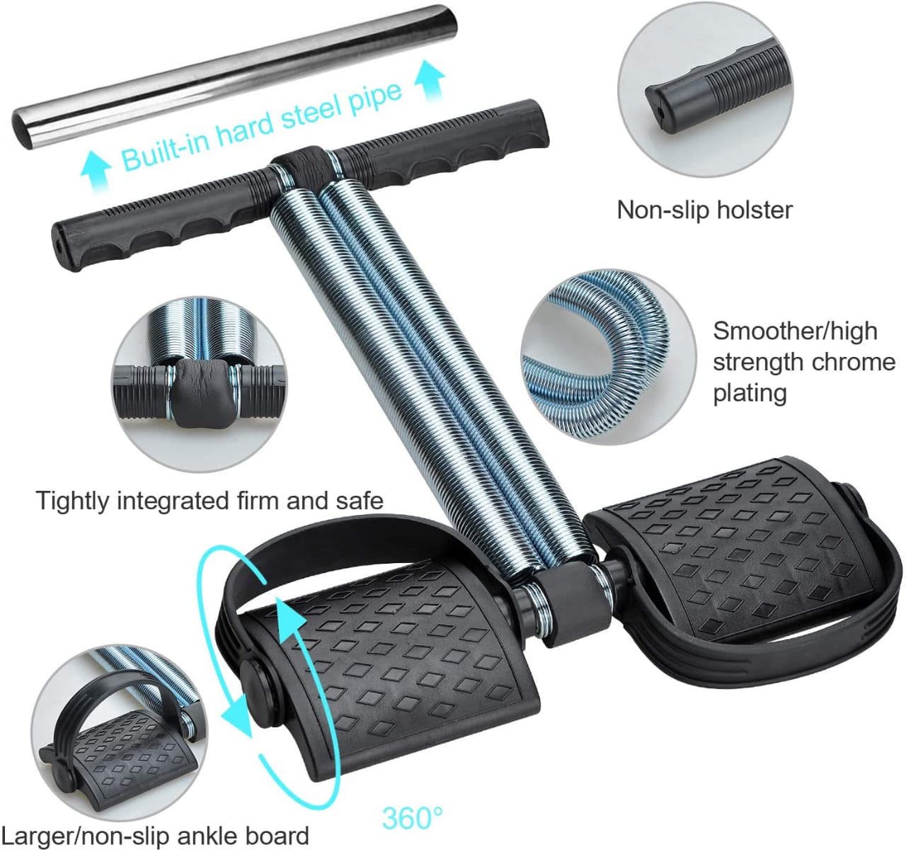 Tummy Trimmer Double Spring High Quality Resistance Trainer for Home Gym - Image 2