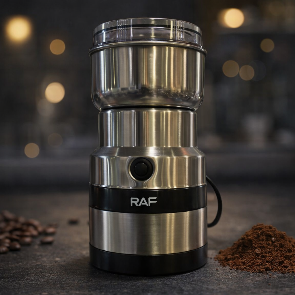 RAF Professional Electric Coffee & Spice Grinder 300W High-Power Stainless Steel Masala Grinder