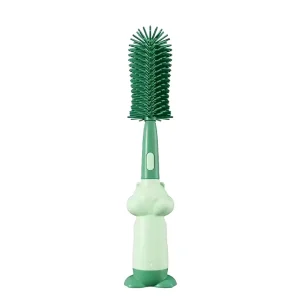 3-in-1 Silicone Baby Bottle Cleaning Brush Set Pacifier, Straw, and Bottle Scrubber