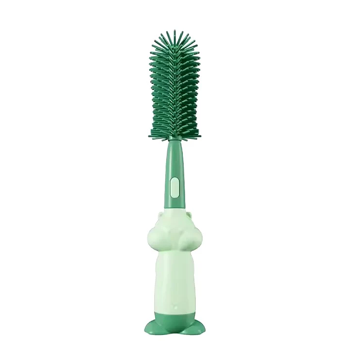 3-in-1 Silicone Baby Bottle Cleaning Brush Set Pacifier, Straw, and Bottle Scrubber