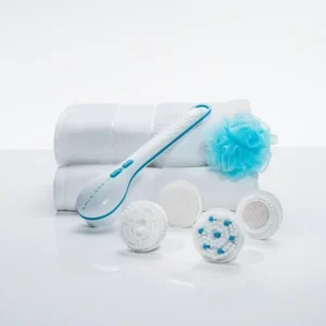 CNAIER Bath and Body Scrub Electric Brush Set - Rechargeable 4 in 1 (Random Color) - Image 6
