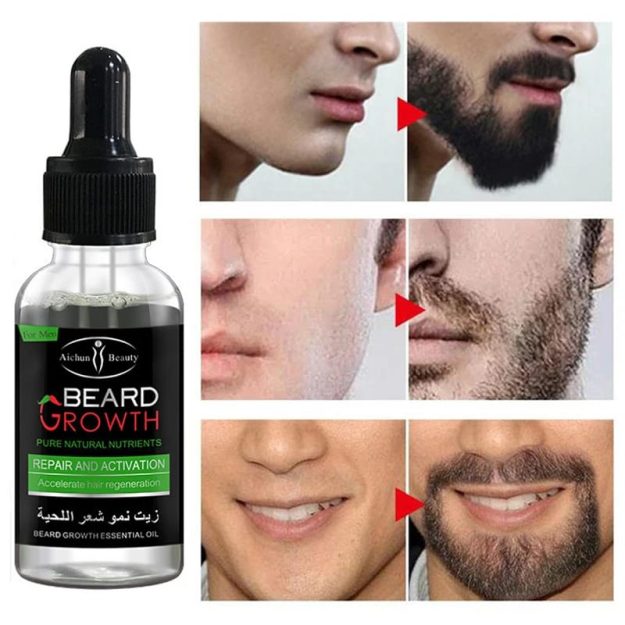 Aichun Beauty Beard Growth Essential Oil for Men | Repair & Activation