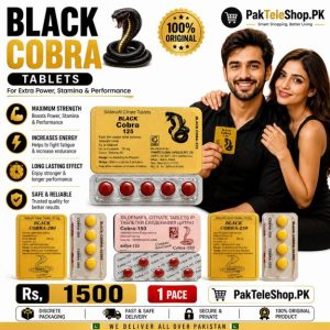 Black Cobra Tablets for Men – Male Performance Supplement