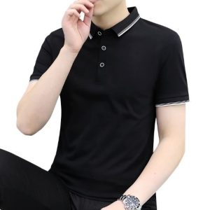 Men's Grey Casual Polo Shirt Summer 2026