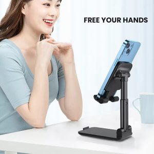 Adjustable Desktop Phone Holder Stand Universal Mobile Stand with Angle & Height Adjustment