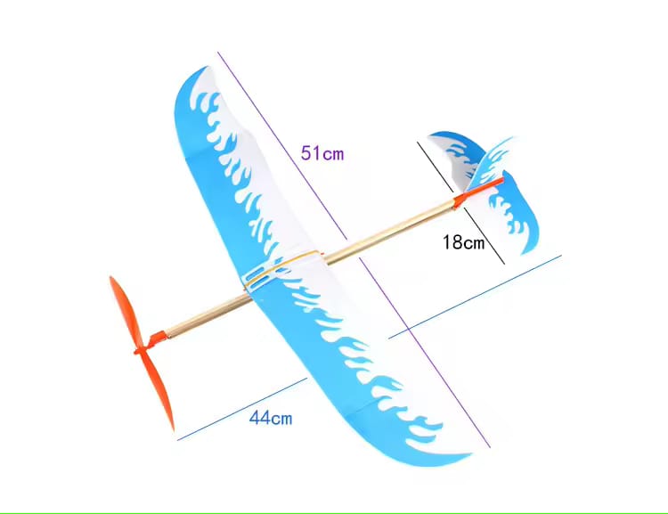 Airplane Inertial Foam Glider Aircraft Toy Plane Model Outdoor Toy Educational Toys Good Quality (Random Color) - Image 3