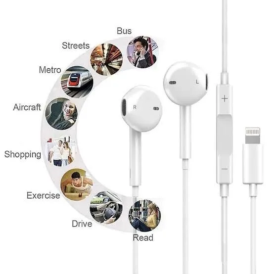 Pop-Up Window Bluetooth Headphones for iPhone Wireless White Earbuds - Image 2