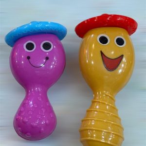 Huiye Child Shake Fun Toy Hand Baby Rattle And Shake Musical Toy Rattle For Kids ( 2PCS SET)