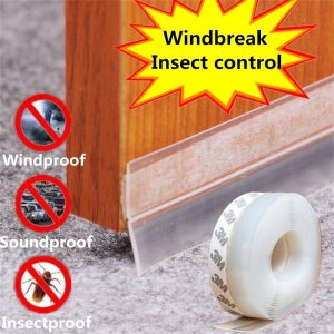 3 Meter Door and Window Seal Strip  Adhesive Weather Stripping  Soundproof, Dustproof & Energy Saving