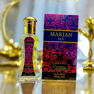 Marjan Red Eau de Parfum for Men Long Lasting Sweet Fragrance, 60ml