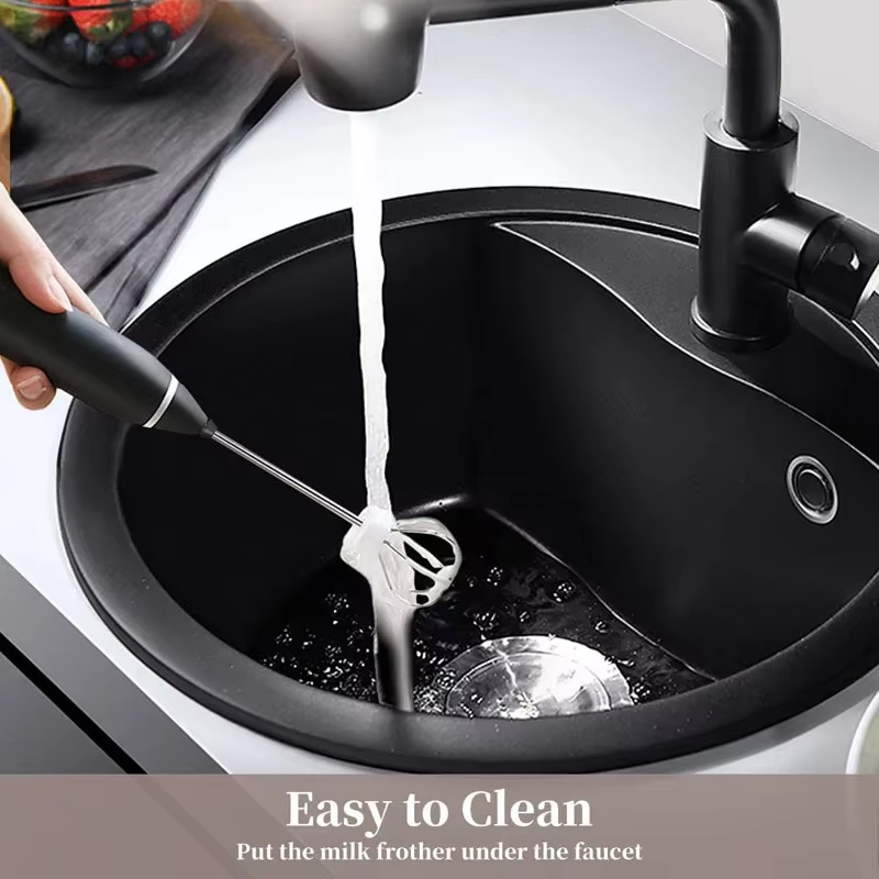 Rechargeable Electric Coffee Mixer Egg Beater Quick Frothing Action - Image 5
