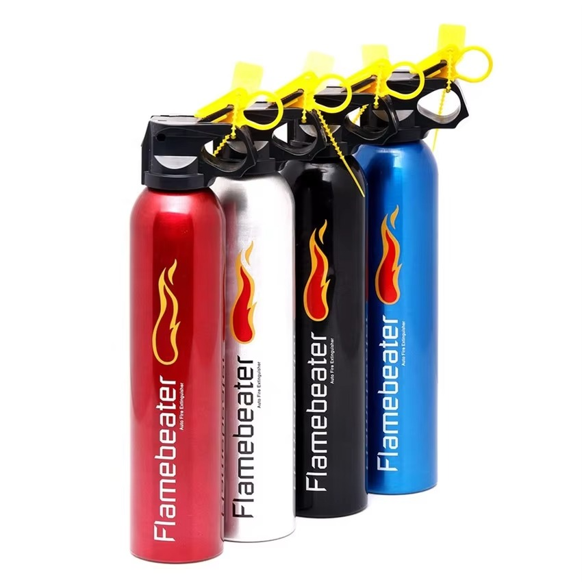Universal Motorcycle Fire Extinguisher Bottle 500gram - Heavy-Duty Metal Body with Mounting Bracket Fits All Bikes & Motorcycles Compact Emergency Safety Tool ( Random Color ) - Image 4