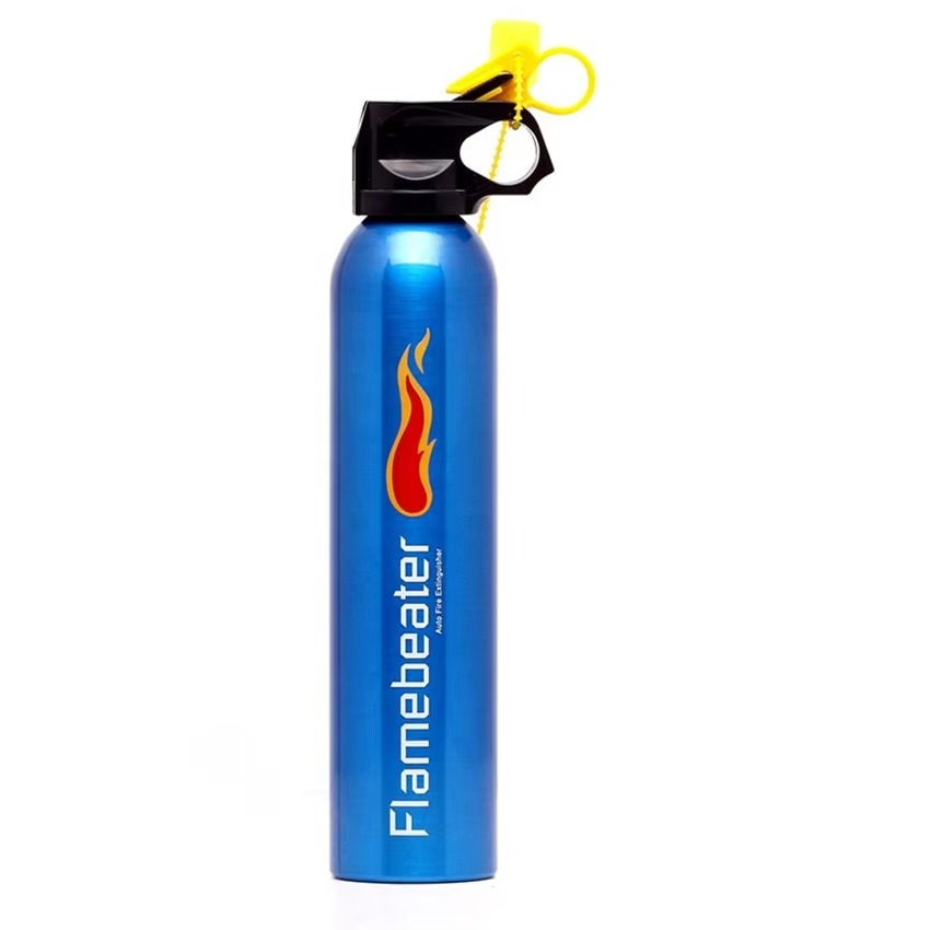 Universal Motorcycle Fire Extinguisher Bottle 500gram - Heavy-Duty Metal Body with Mounting Bracket Fits All Bikes & Motorcycles Compact Emergency Safety Tool ( Random Color ) - Image 2