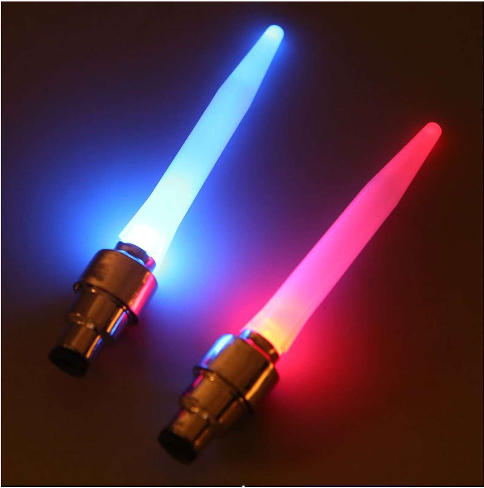 Motion Activated Glow Bike Flashlight Multicolor LED Tire Valve Cap Wheel Light for Bicycle, Car & Motorcycle - Image 3