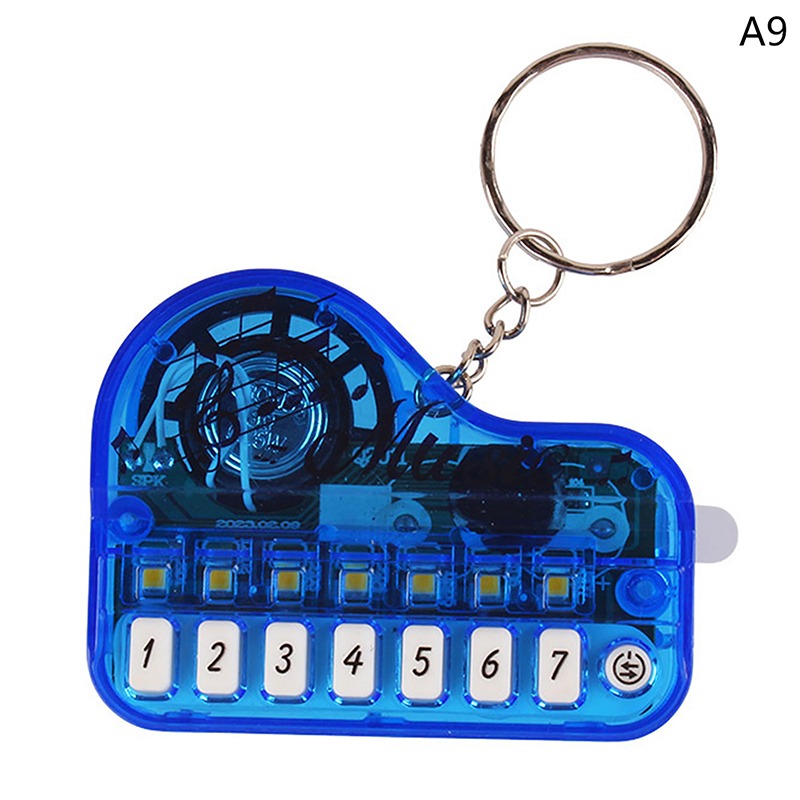 Portable Mini Piano Keychain Musical Toy - 8 Key Electronic Synthesizer Bag Charm, Interactive Birthday Gift & Party Favor - Random Colors - Image 4