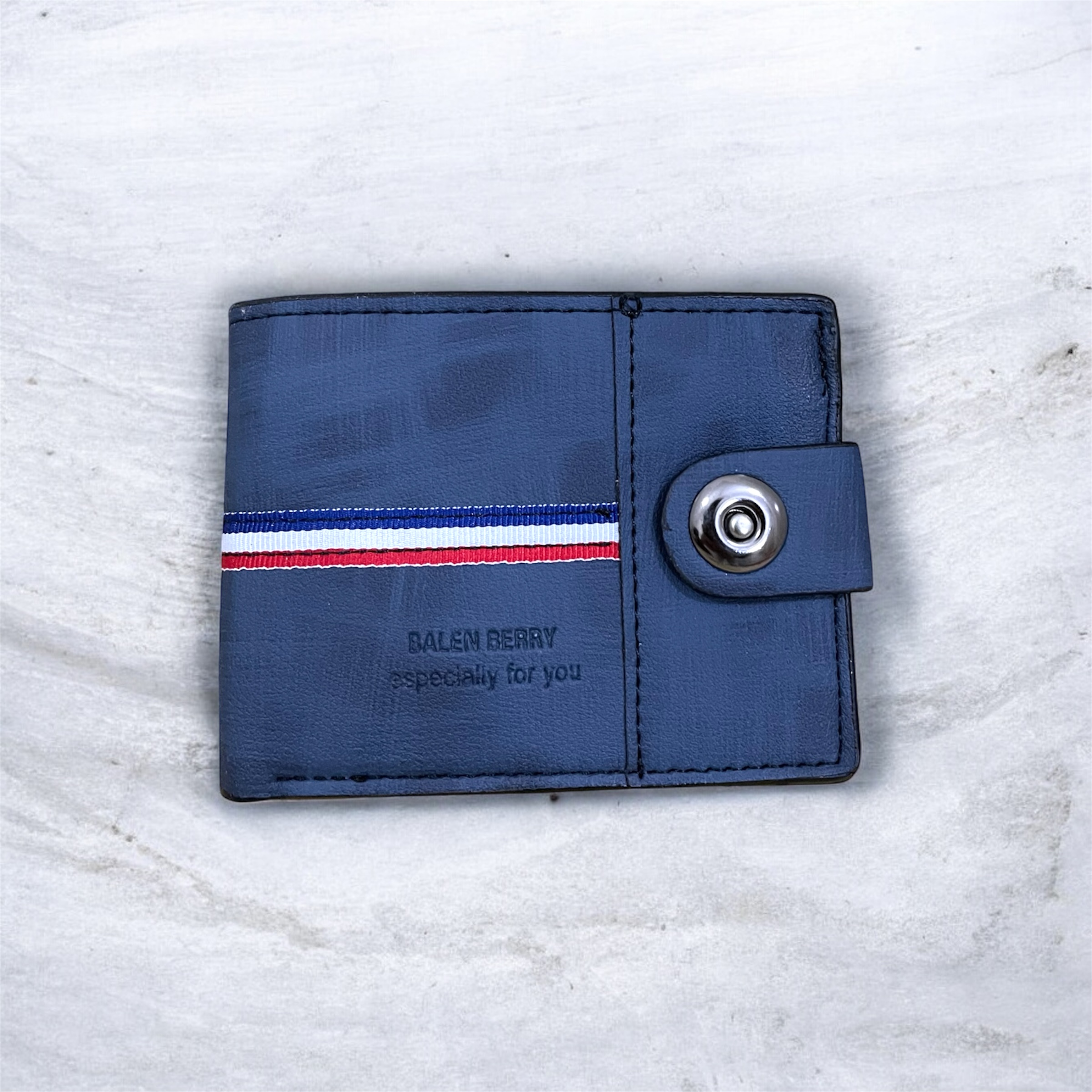Men PU Leather Wallet with Box | Multi Card Slots & Secure Snap Button | 7 Card Holders & 3 Note Compartments - Image 4