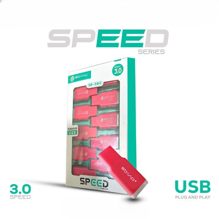 SPEED (SOVO) 10-in-1 Card Reader Pack Multi Memory Card Reader with High Speed Data Transfer Support - Image 2