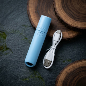 Mini USB-C Rechargeable LED Flashlight Super Bright Pocket Torch with Telescopic Zoom