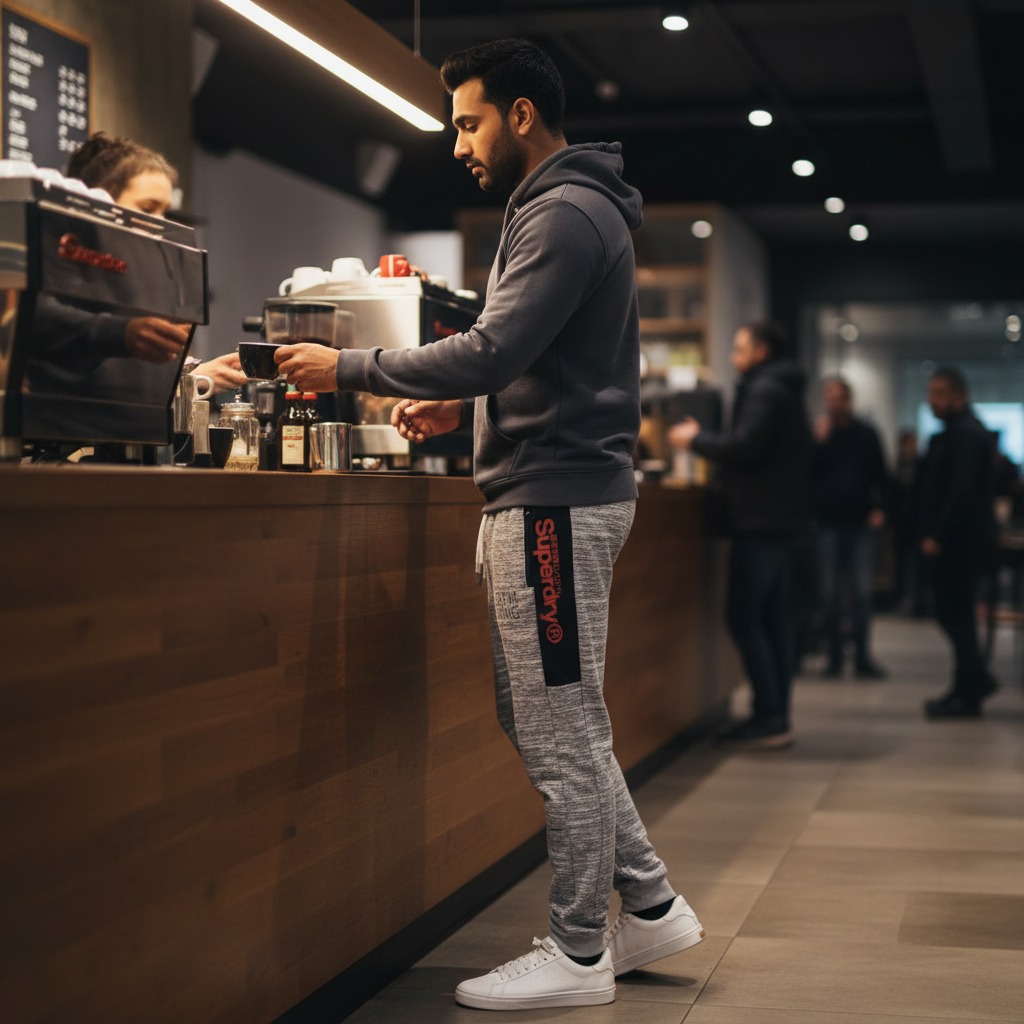 GYM KING Mens Jogger Trousers | Premium French Terry Fabric - Image 3