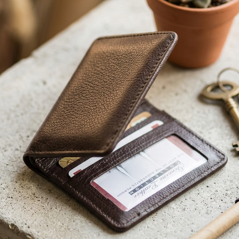 Premium Pure Leather Wallet Crafted from high-quality pure leather - Image 4