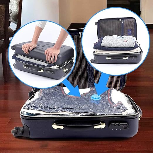 5Pcs Vacuum Seal Storage Bags With Pump | Vacuum Bags - Image 3