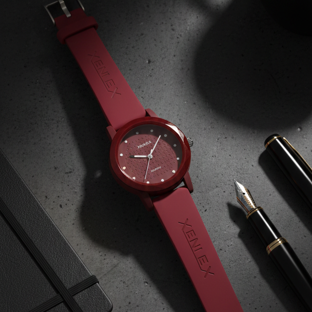 Ladies Waterproof Watch Elegant Round Dial With Soft Strap Stylish Design (Without Box) - Image 2